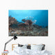 Large Common Lionfish Swimming Left Side Wall Decal