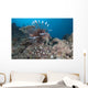 Large Common Lionfish Swimming Right Side Wall Decal
