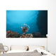 Large Common Lionfish Swimming Distant Wall Decal