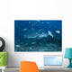 Large Bull Shark Bistro Small Fish Wall Decal