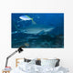 Large Bull Shark Bistro Feeding Wall Decal