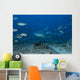 Large Bull Shark Bistro Ocean Floor Wall Decal