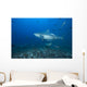Large Bull Shark Bistro Turning Right Wall Decal