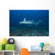 Large Tawny Nurse Shark with School of Fish Wall Decal