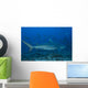 Large Bull Shark Bistro Mid-Right Wall Decal