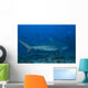 Large Bull Shark Bistro Mid-Right Wall Decal