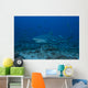 Large Bull Shark Bistro Blue Wall Decal