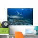 Large Bull Shark Bistro Back Right Wall Decal