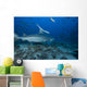 Large Bull Shark Bistro Back Right Wall Decal