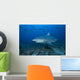Large Bull Shark Bistro Left Profile Wall Decal