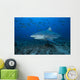 Large Bull Shark Bistro Left Profile Wall Decal
