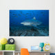 Large Bull Shark Bistro Left Profile Wall Decal