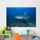 Large Bull Shark Bistro Left Profile Wall Decal