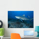 Large Bull Shark Bistro Left Wall Decal