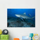 Large Bull Shark Bistro Left Wall Decal