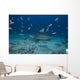 Large Bull Shark Bistro Turning Away Wall Decal
