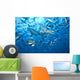 Large Bull Shark Bistro Underneath Wall Decal