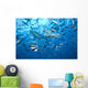 Large Bull Shark Bistro Underneath Wall Decal