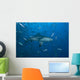 Large Bull Shark Bistro Up Wall Decal