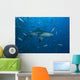 Large Bull Shark Bistro Up Wall Decal