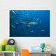 Large Bull Shark Bistro Up Wall Decal