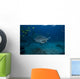 Large Bull Shark Bistro Open Mouth Wall Decal
