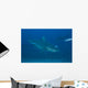 Large Bull Shark Bistro Top Right Wall Decal