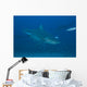 Large Bull Shark Bistro Top Right Wall Decal