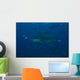 Large Bull Shark Bistro Dark Wall Decal