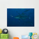 Large Bull Shark Bistro Dark Wall Decal