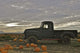 Black Truck Pumpkin Patch Wall Decal Design 3