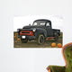 Black Truck Pumpkin Patch Wall Decal Design 1