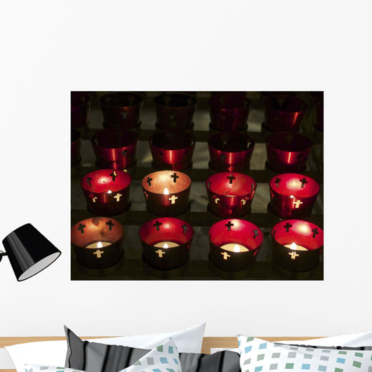 Church Candles Wall Decal Design 2