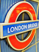 London Bridge Underground Sign Wall Decal