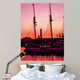 Long Beach Harbor Night Wall Decal