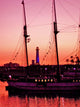 Long Beach Harbor Night Wall Decal