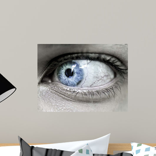 Mono Blue Eye Wall Decal