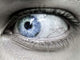 Mono Blue Eye Wall Decal