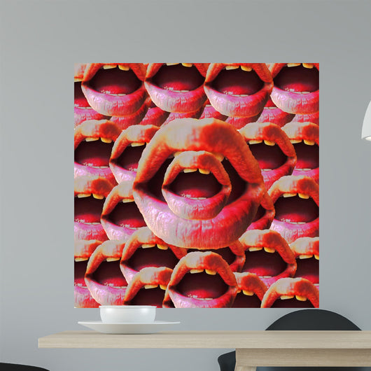Open Mouths Wall Decal