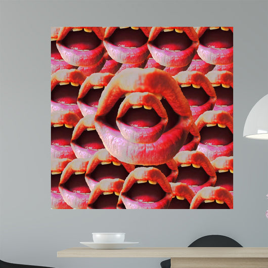 Open Mouths Wall Decal