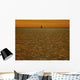 Orange Winter Sunset Wall Decal