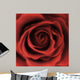 Red Rose Square Wall Decal