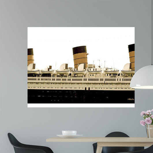 Rms Queen Mary Wall Decal