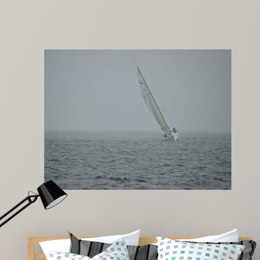 Sailboat Wind Wall Decal