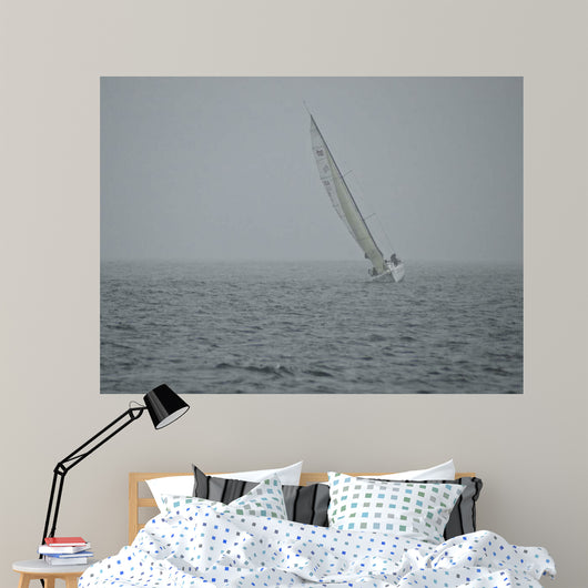 Sailboat Wind Wall Decal