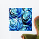 Blue Roses Square Wall Decal