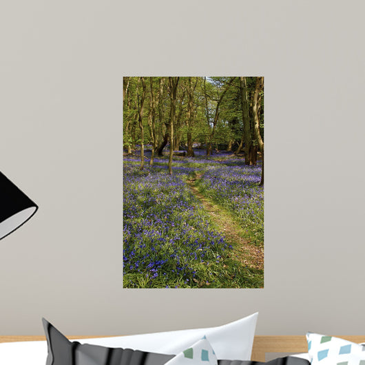 Bluebell Wood Portrait Wall Decal