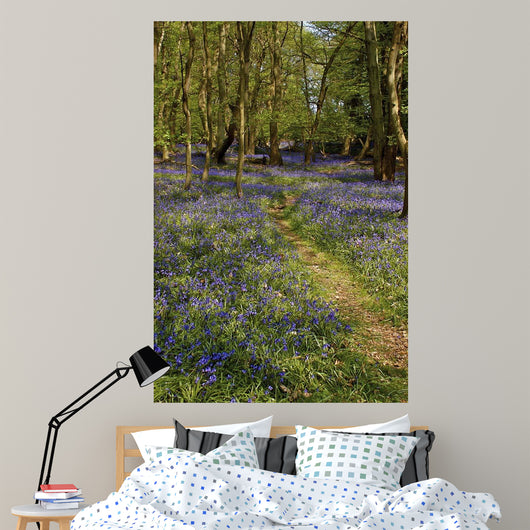 Bluebell Wood Portrait Wall Decal