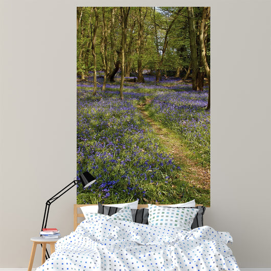 Bluebell Wood Portrait Wall Decal