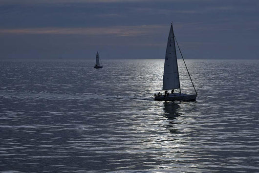 Sailboats Blue Wall Decal